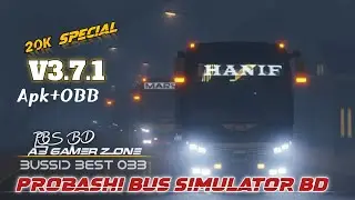 Bangladeshi Traffic OBB v3.7.1 | PBS BD 20k special Hino OBB | How to set Bussid OBB | (OBB - T25)