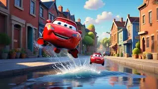 Two Toy Boats in a Puddle Race | Fun Kids Song | Nursery Rhymes and Learning