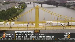 Weeknight closures set to begin on Rachel Carson Bridge