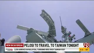 House Speaker Nancy Pelosi to travel to Taiwan tonight