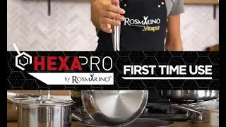 HexaPro Cookware - First time use 🍳👌 #HexaPro #Rosmarino #PremiumCookware