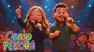 Como Flecha 🎯 VERSÃO ANIMADA | Louvor Infantil | [COVER]#ComoFlecha
