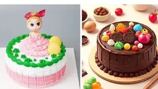 5 Fun & Creative Cake Decorating Tutorial| Most Satisfying Chocolate Cake ldeasRecipes