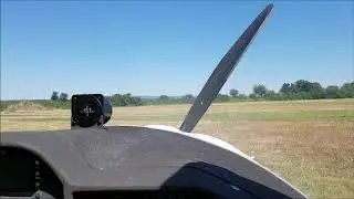 Flug nach Herrenteich, Fallschirmspringer und eine Reifenpanne....