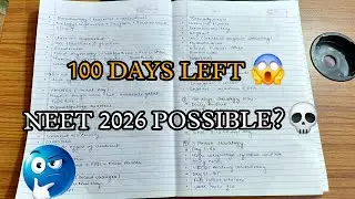 100 Days Left for NEET 2026 😱 | Complete High Weightage Syllabus + Study Plan🎯🚀