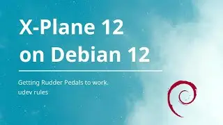 X-Plane 12 on Debian 12 Rudder Pedals