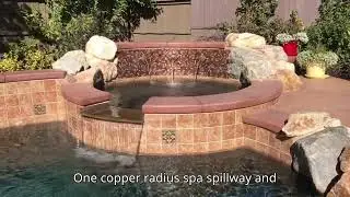 Tranquil Serenity - Copper Water Features by Jim Chandler Pools