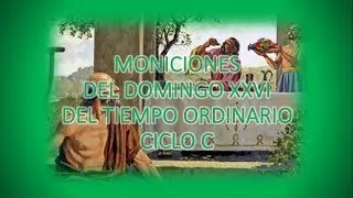 Moniciones del Domingo XXVI del Tiempo Ordinario Ciclo C