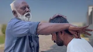 BABA KALLU ULTIMATE 7$ HEAD & BACK MASSAGE | DEEP RELAXING & LOUD CRACKS I