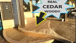How to Make a Custom Wood Curved Deck!  Plus Mistakes to Avoid!