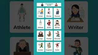 Profession Names in English | Jobs & Occupations | Part 1