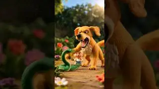 Story about the small Baby and a brave dog #ytshorts #shorts #theif and dog story#short dog story