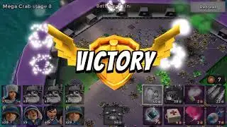 Boom Beach | Hasty Crab stage 1 to stage 12 on 25 April 2022