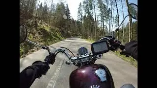 Schwarzwald/ Yamaha XV 535 Virago