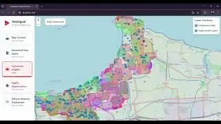 Interactive Map for Geospatial Segmentation & Visualization for Telecom Antenna Placement in Algeria