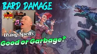 SPELL DAMAGE: Base Bard D&D 5.24 2024 Player's Handbook