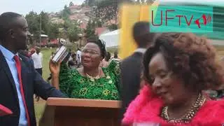 Councillors speak broken English as local councils swear in in Uganda.