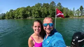 Scuba Diving Lake Kagawong, Manitoulin Island - Tons of Bass ! Sept 2024