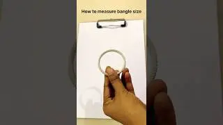 Find Your Perfect Bangle Size in 10 Seconds! 💍🪔 #banglesize