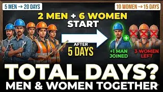 5 men can complete a work in 20 days. 10 women can complete the same work in 15 days. Two men and