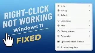 How To Fix Right Click Keeps Loading in Windows 11