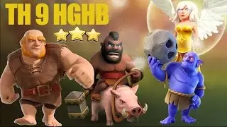 TH 9 Giant Healer War Strategy | TH 9 Epic War Attacks | Clash of clans