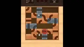 Roll the Ball slide puzzle Moving J Pack Level 26 Solution