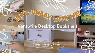versatile desktop bookshelf #unboxing #bookshelf #desksetup #deskorganizer #smallbusiness