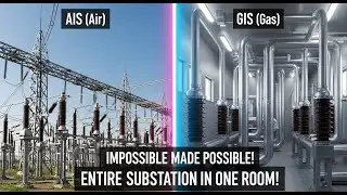 Целая подстанция в одной комнате! Как работает ГИС: 3D-анимация #3danimation #engineering