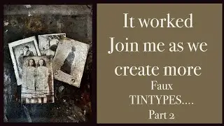 It Worked now let’s Talk Ideas..#fauxtintype #mxedmedia