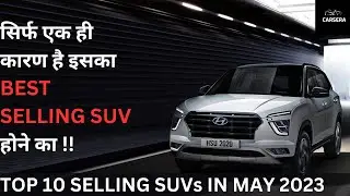 TOP 10 SELLING SUVS IN MAY 2023 !! | VFM Variants |  CARSERA | #carsera #top10