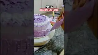 Part2 cake decorations by bk Chetna 😍🇲🇰#cakecuting #cakedecorating #decoration #birthday #cake