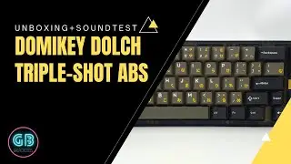 Domikey Dolch: Triple-Shot Keycap Unboxing and Soundtest