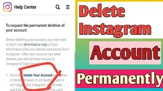 Instagram ID completely delete kary | How to delete Instagram account | android tutorial 2023
