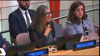 At UN HQ: UN Special Rapporteur Calls for Global Recognition of Gaza Genocide and Decisive Action