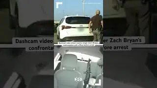 Dashcam video shows country singer Zach Bryan&rsquo;s confrontation with officer before arrest