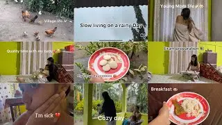 Mom life: pain & patience | Slow living day | Teaching my baby📚|Village vlog 