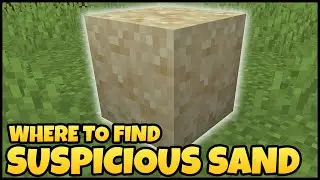 Where To Find SUSPICIOUS SAND In MINECRAFT