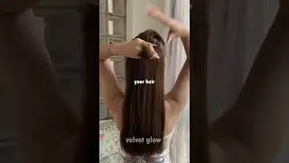 💇&zwj;♀️ Easy Half Up Half Down Hairstyle  Cute Hair Hack ✨