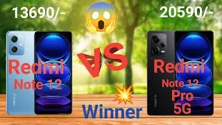 Redmi note 12 vs Redmi note 12 pro 5G || Big Processor Dimensity 1080 || 91 Mobile Tech