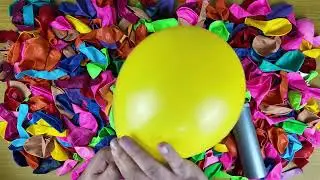 Playing with balloons and Balloon bursting #balloon #satisfying