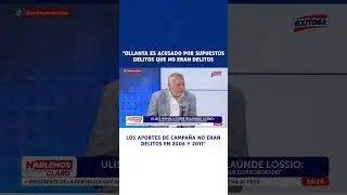 🔴🔵Ulises Humala defiende a Ollanta y acusa politizaci&oacute;n de justicia: 