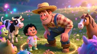 Farmer in the Dell 🚜🎵 | Fun Kids Song for Toddlers | Classic Farm Adventure