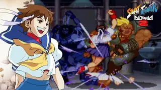 Sakura Unleashed! Street Fighter Alpha 2 Gameplay