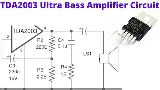 tda2003 ultra bass amplifier| tda2003 stereo| tda2003 | tda2003 guide | tda2003 tutorial |tda2003