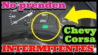 NO prenden Mis INTERMITENTES Chevy Corsa|Cambio De Switch #intermitentes #direccionales