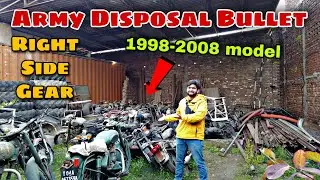 100+ Army Auction Old Bullet for sale at Pathankot Punjab 🔥Right Side Gear Bullet😲