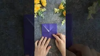 DIY Origami Paper Photo Frame | Easy Paper Craft for Beginners #papercraftsandcreations #paperart