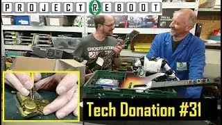 Tech donation #31 XBOX, PS2, guitar hero games. Music box