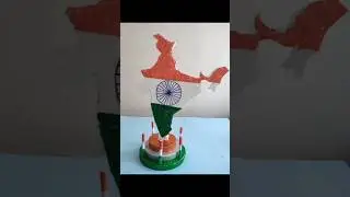 Republic day special craft🇮🇳 #craft #viral #independenceday #shortsfeed #trending #diy #republicday
